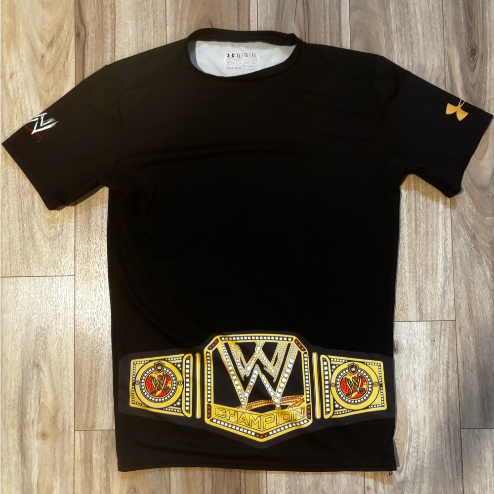 XL Under Armour WWE Champion Belt Compression Heat Gear
